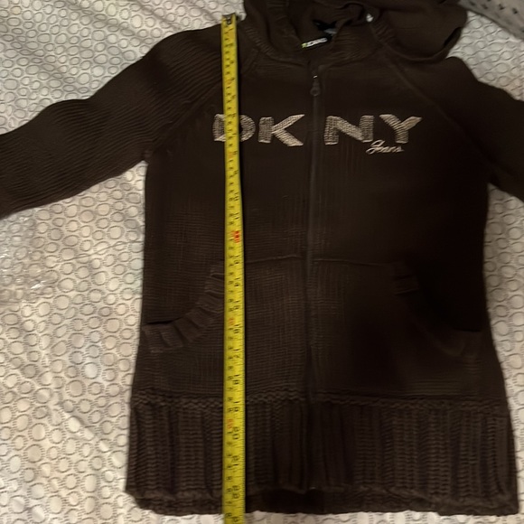 DKNY Zip Up Hoody Sweater - Picture 8 of 11